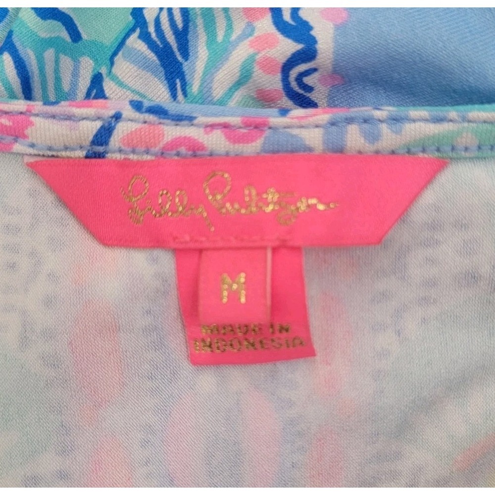Lilly Pulitzer Womens Dress Morgann Maxi Seaside Shindig Size Medium - Picture 4 of 10